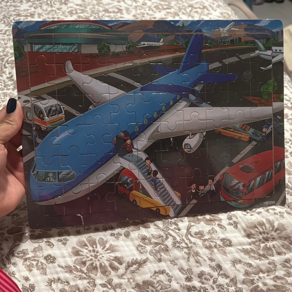 Colorful Airplane Jigsaw Puzzle